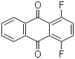 structure of CAS# 28736-42-7, 1,4-Difluoroanthraquinone