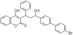 structure of CAS# 28772-56-7, 溴敌隆