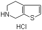 structure of CAS# 28783-38-2, 4,5,6,7-四氢噻吩并[2,3-c]吡啶盐酸盐
