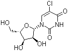 structure of CAS# 2880-89-9, 5-Chlorouridine