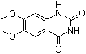 structure of CAS# 28888-44-0, 6,7-Dimethoxyquinazoline-2,4-dione