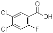 structure of CAS# 289039-49-2, 4,5-Dichloro-2-fluorobenzoic acid