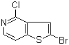 structure of CAS# 28948-61-0, 2-溴-4-氯噻吩并[3,2-c]吡啶