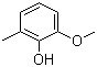 structure of CAS# 2896-67-5, 2-Methoxy-6-methylphenol