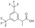 structure of CAS# 289686-73-3, 2-[3,5-双(三氟甲基)苯基]丙酸