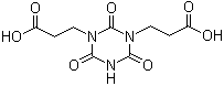 structure of CAS# 2904-40-7, Bis(2-carboxyethyl)isocyanurate