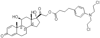 CAS # 29069-24-7, Prednimustine, Leo 1031, NSC 134087, NSC 171345, Prednisolone chlorambucil ester, Sterecyt, Stereocyt