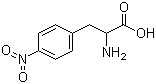 structure of CAS# 2922-40-9, 4-硝基-DL-苯丙氨酸