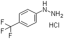 structure of CAS# 2923-56-0, 4-三氟甲基苯肼盐酸盐