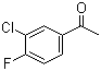 structure of CAS# 2923-66-2, 3'-氯-4'-氟苯乙酮