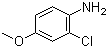 structure of CAS# 29242-84-0, 2-氯-4-甲氧基苯胺