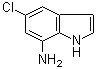 structure of CAS# 292636-11-4, 5-氯-1H-吲哚-7-胺