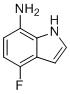 structure of CAS# 292636-13-6, 4-氟-1H-吲哚-7-胺