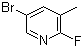 structure of CAS# 29312-98-9, 2-Fluoro-5-bromo-3-methylpyridine