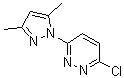 structure of CAS# 29334-67-6, 3-(3,5-Dimethylpyrazol-1-yl)-6-chloropyridazine