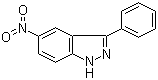 structure of CAS# 293758-67-5, 5-Nitro-3-phenyl-1H-indazole