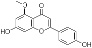 structure of CAS# 29376-68-9, 黄花夹竹桃黄酮