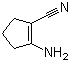structure of CAS# 2941-23-3, 2-Amino-1-cyclopentene-1-carbonitrile