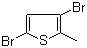 structure of CAS# 29421-73-6, 2-甲基-3,5-二溴噻吩