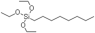 structure of CAS# 2943-75-1, Triethoxyoctylsilane