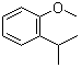 structure of CAS# 2944-47-0, 2-Isopropylanisole