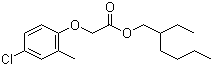structure of CAS# 29450-45-1, (4-Chloro-2-methylphenoxy)acetic acid 2-ethylhexyl ester