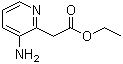 structure of CAS# 295327-27-4, 3-Amino-2-pyridineacetic acid ethyl ester