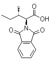 structure of CAS# 29588-88-3, N-邻苯二甲酰基-L-异亮氨酸