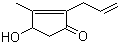 CAS # 29605-88-7, 2-Allyl-4-hydroxy-3-methyl-2-cyclopenten-1-one, 4-Hydroxy-3-methyl-2-(2-propenyl)cyclopent-2-en-1-one