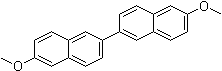 structure of CAS# 29619-45-2, 6,6'-Dimethoxy-2,2'-binaphthyl