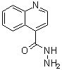 structure of CAS# 29620-62-0, 4-Quinolinecarboxylic acid hydrazide