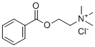 structure of CAS# 2964-09-2, Benzoylcholine chloride