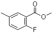 structure of CAS# 2967-93-3, 2-Fluoro-5-methylbenzoic acid methyl ester