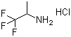 structure of CAS# 2968-32-3, 2-氨基-1,1,1-三氟丙烷盐酸盐