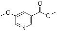 structure of CAS# 29681-46-7, Methyl 5-methoxypyridine-3-carboxylate