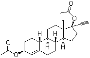 structure of CAS# 297-76-7, Ethynodiol diacetate