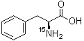 structure of CAS# 29700-34-3, L-Phenylalanine-<sup>15</sup>N