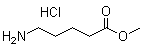structure of CAS# 29840-56-0, 5-Aminopentanoic acid methyl ester hydrochloride