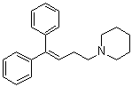 CAS # 29869-89-4, 1-(4,4-Diphenyl-3-buten-1-yl)piperidine