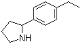 structure of CAS# 298690-91-2, 2-(4-乙基苯基)吡咯烷
