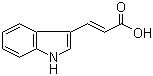 structure of CAS# 29953-71-7, (E)-3-吲哚丙烯酸