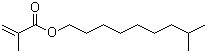 structure of CAS# 29964-84-9, Isodecyl methacrylate