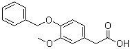 structure of CAS# 29973-91-9, 4-Benzyloxy-3-methoxyphenylacetic acid