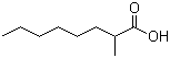 structure of CAS# 3004-93-1, 2-Methyloctanoic acid