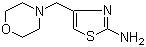 structure of CAS# 3008-61-5, 4-(4-吗啉基甲基)噻唑-2-胺