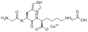 structure of CAS# 300801-03-0, Copper(2+) (1Z,2S)-2-[(aminoacetyl)azanidyl]-N-[(1S)-5-amino-1-carboxypentyl]-3-(1H-imidazol-5-yl)propanimidate acetic acid (1:1:1)