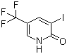 structure of CAS# 300851-88-1, 3-Iodo-5-(trifluoromethyl)-2(1H)-pyridinone