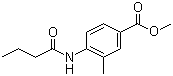 structure of CAS# 301533-59-5, Methyl 4-butylacetamino-3-methylbenzoate