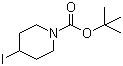 structure of CAS# 301673-14-3, N-Boc-4-iodopiperidine