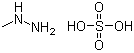 structure of CAS# 302-15-8, Methylhydrazine sulfate